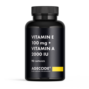 Vitamin E 100 mg + vitamin A 2000 IU
