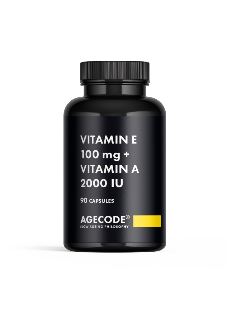 Vitamin E 100 mg + vitamin A 2000 IU